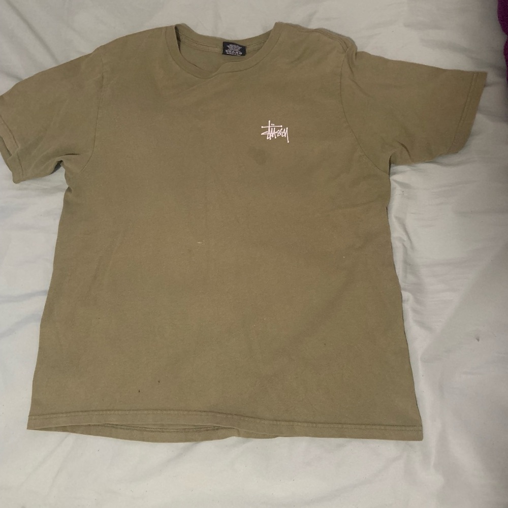 Green Stüssy T-Shirt